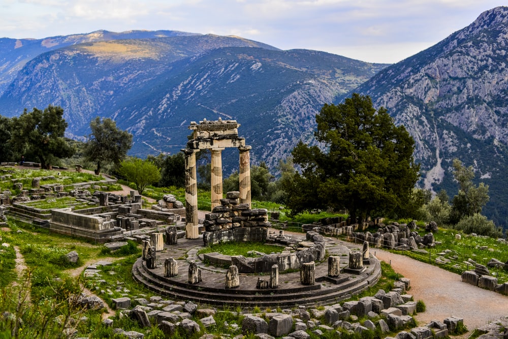 Sanctuary,Of,Athena,,Delphi,Greece